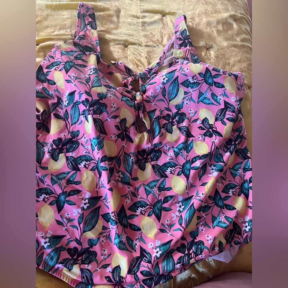 Loralette one piece lemon swimsuit